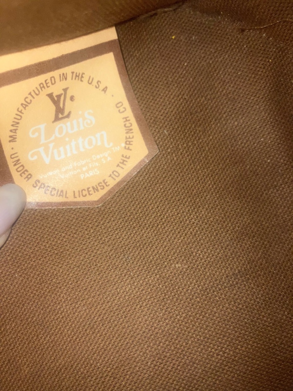 Louis Vuitton Monogram French Company, clutch, cosmetic case,  Pouch, insert - Picture 3 of 13